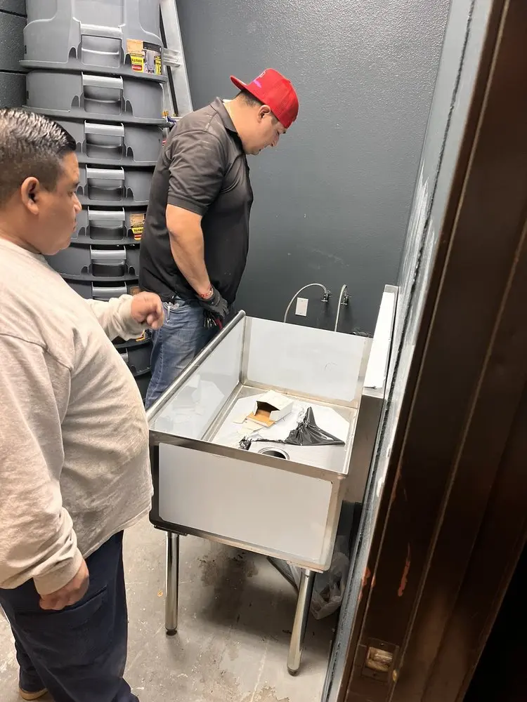 Commercial plumbing and sink installation in Jones Point